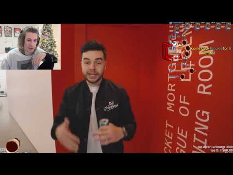 XQC REACTS TO "EPIC $50,000,000 GAMING COMPOUND" by DUNKEY with chat!