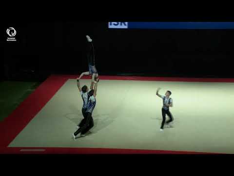 Israel - 2021 Acro junior European Champions, men's group Balance