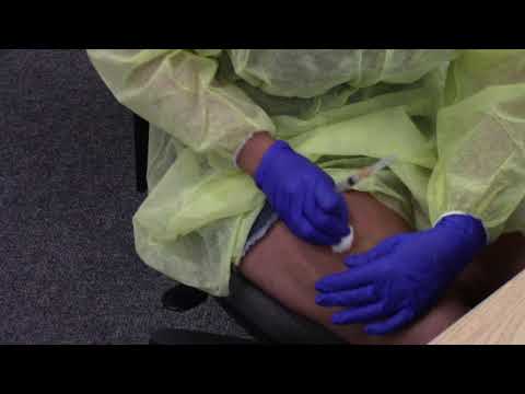 Injection vastus lateralis intramuscular and subcutaneous