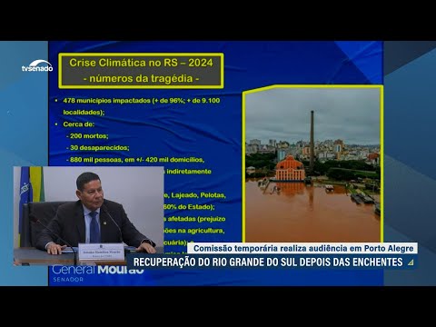 Senadores debatem ações para evitar novas catástrofes no Rio Grande do Sul