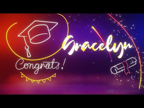 Gracelyn | Happy Graduation Song | Happy Graduation To You