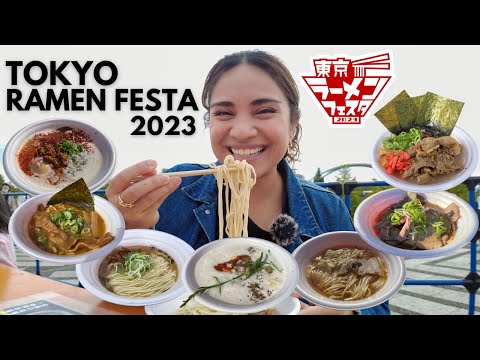 Tokyo Ramen Festa! O maior festival de ramen do Japão! Você vai ficar com vontade de comer ramen depois de assistir. Haha