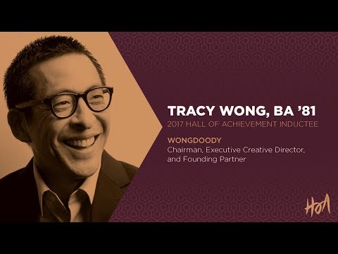 Hall of Achievement 2017 honors Tracy Wong, BA '81 - YouTube