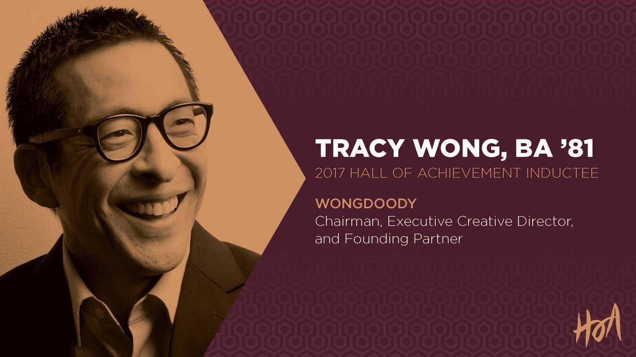 Hall of Achievement 2017 honors Tracy Wong, BA '81 - YouTube