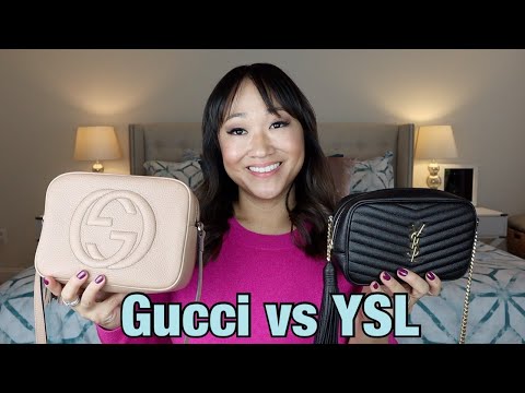 YSL Mini Lou Camera Bag vs Gucci Soho Disco Bag | Luxury Handbags