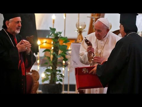 البابا فرنسيس يدعو من بغداد إلى وقف "العنف والتطرف والفساد وعدم التسامح"