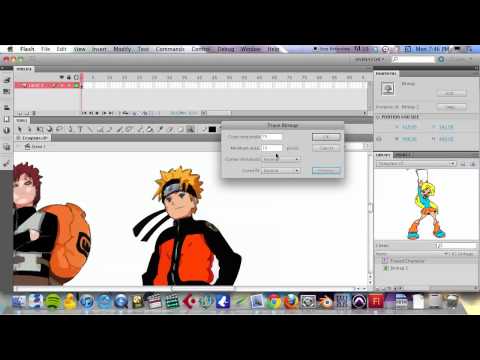 Creating a Bitmap Trace in Flash CS5.5