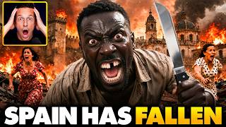 Spain Has Fallen: 3rd World African Invaders BURN Down European City STORM Beaches, Conquer EU Land🔥