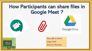 How to share files in Google Meet-Method of Sharing Files and Attachments in Meet and Zoom