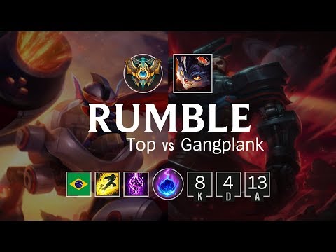Rumble Top vs Gangplank - BR Challenger Patch 8.7