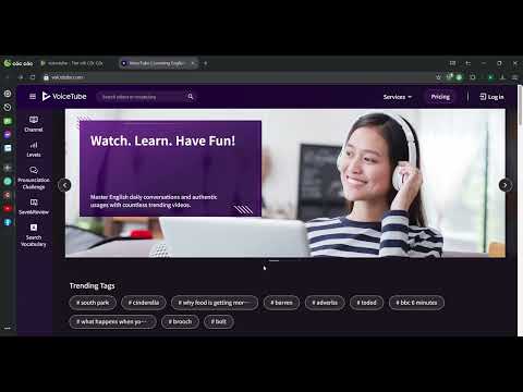 Hướng dẫn sử dụng VoiceTube