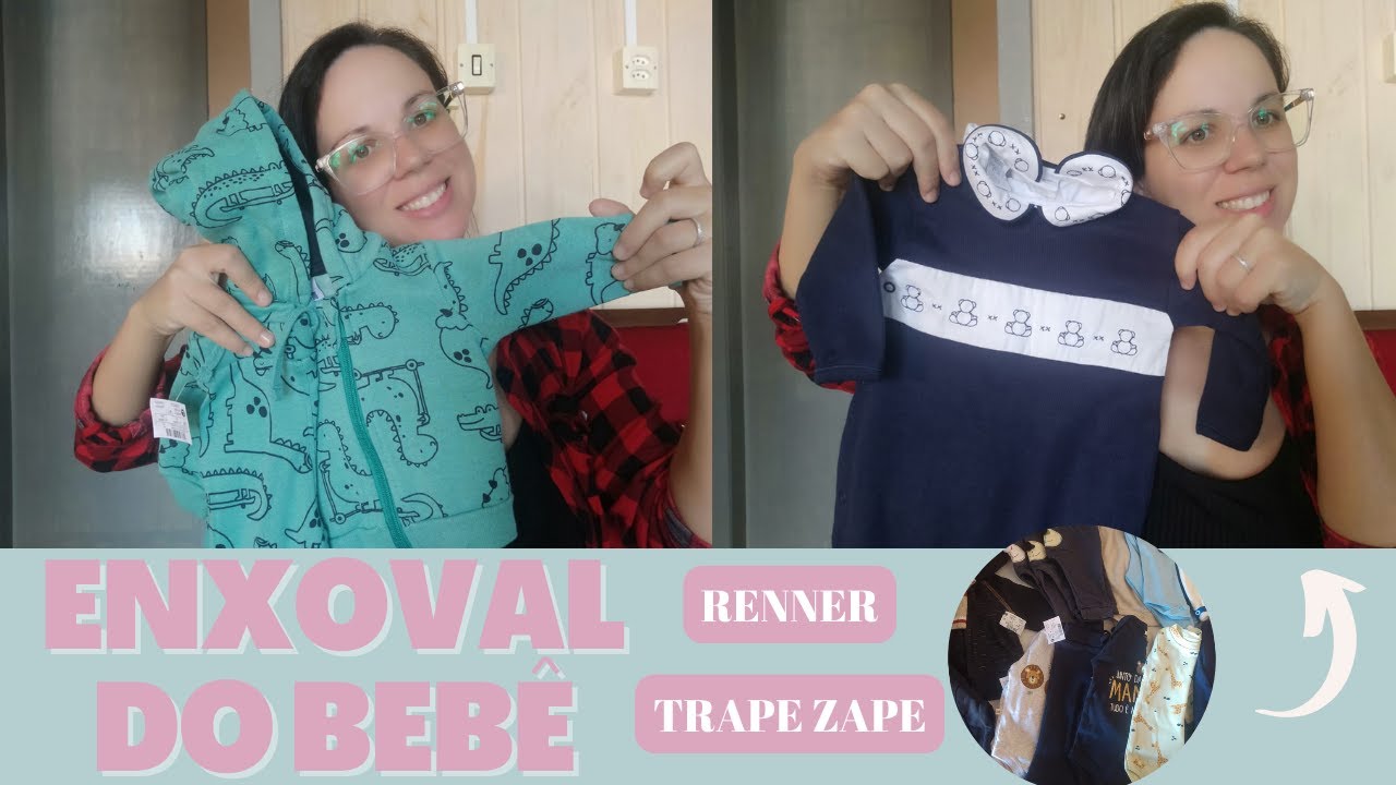 ENXOVAL DE BEBÊ MENINO COM VALORES | COMPRAS ONLINE NA RENNER | LOJA TRAPE ZAPE | CUPOM  DE DESCONTO