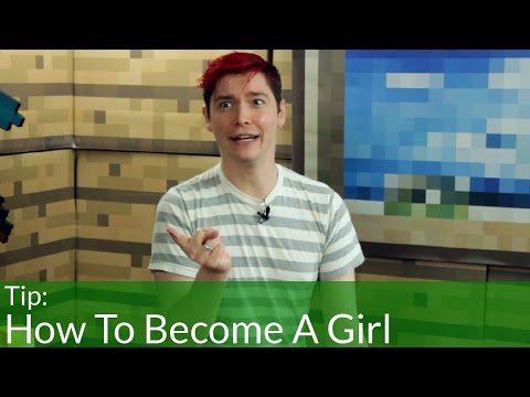 OMGcraft - Minecraft Tips & Tutorials! - How To Become A Girl In Minecraft