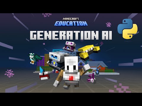 Minecraft Education 7# - Hour of Code 2023: Generation AI (Python)