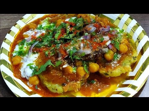 Best Chole Tikki Chaat Recipe | Street Food Style Chaat at Home 😍 #norway #trending