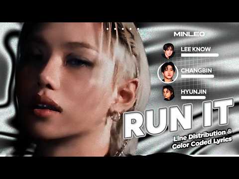 Stray Kids &mdash; RUN IT | Line Distribution & Color Coded Lyrics