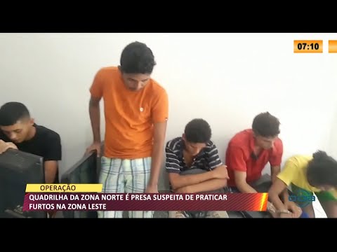 Quadrilha suspeita de praticar assaltos eÌ presa em Teresina 30 08 2021