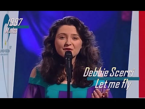 eurovision 1997 Malta 🇲🇹 Debbie Scerri - Let me fly ᴴᴰ