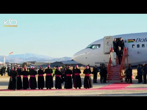 Le pape est arrivé en Bolivie