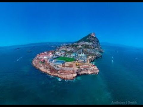 Gibraltar by Drone (europa point)