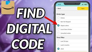 How To Find Digital Code On Amazon