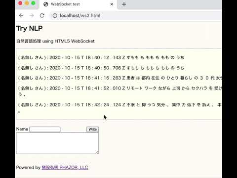 保健学科 日本語による自然言語処理