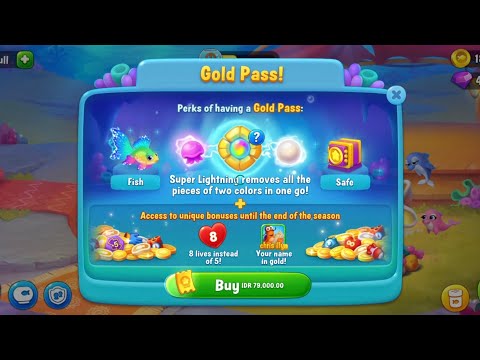 @Fishdom Buy Gold Pass Ticket, Got New Beautiful Fish 🐠