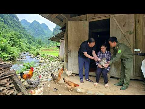 The kind man came to help the single mother and the police officer have a better life.