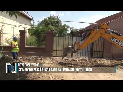 Se modernizează DJ 691 până la limita cu județul Arad