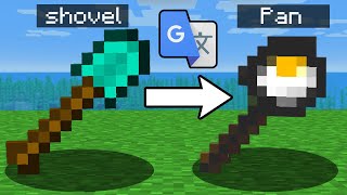 I Put Every Minecraft Item Through Google Translate 10,000 Times...