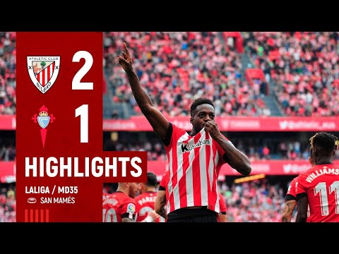 Imagen de portada del video HIGHLIGHTS | Athletic Club 2-1 RC Celta | LaLiga 2022-23 35. J