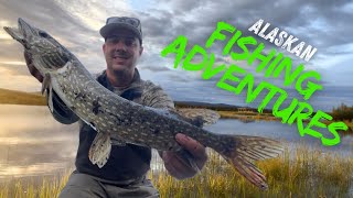 I Caught My First Northern Pike out Lake Hoping in Alaska!