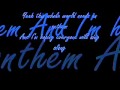 Anthem - Phantom Planet Lyrics