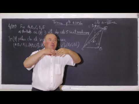 Lectia 1082 - Coplanaritate, coliniaritate a unor puncte - Geometrie in spatiu - Clasa 8