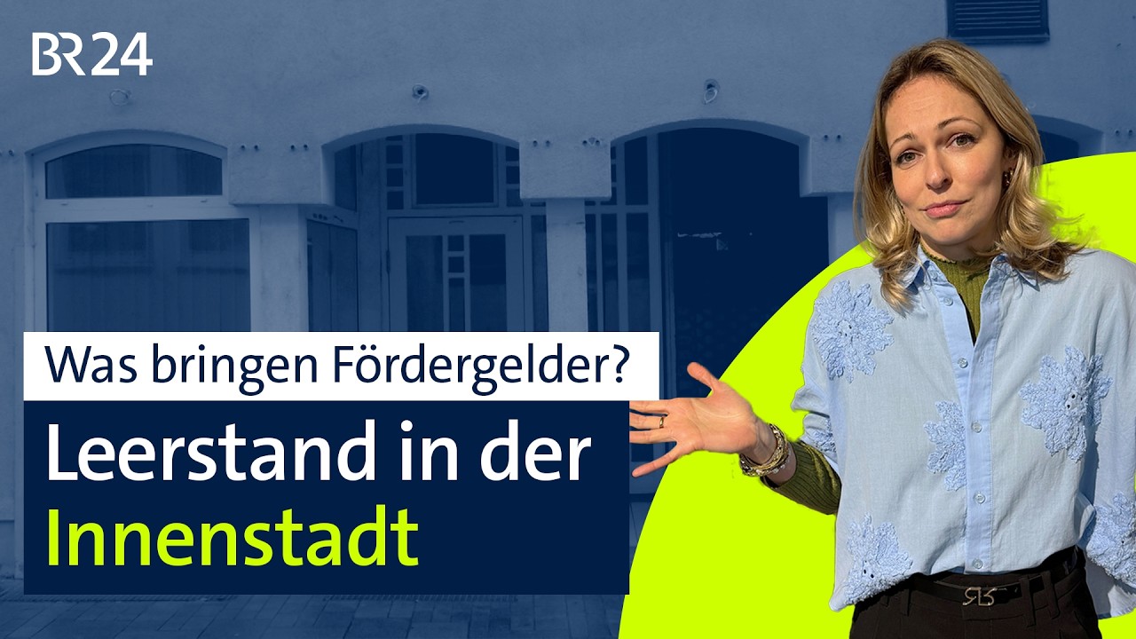Immer mehr Leerstände: Wie sind Innenstädte noch zu retten? I BR24 vor Ort