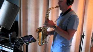 Recording alto sax 2