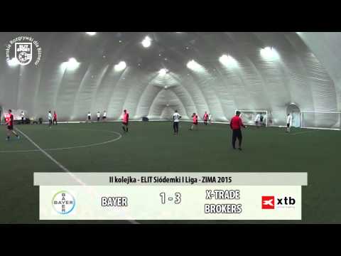 BAYER 5:4 X-TRADE BROKERS - ELIT Siódemki I Liga ZIMA 2015