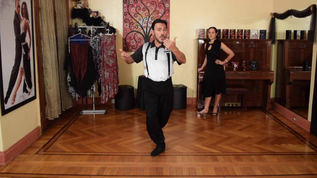 TRASPIE COMBINATION WITH MILONGUERO TURN  LESSON 🔐‼️Georgina y Oscar Mandagaran