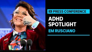IN FULL: Comedian Em Rusciano shines a light on ADHD at the National Press Club | ABC News