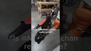 I can't find him anywhere. Does that mean I'm next..? #mototec #60v #bikelife