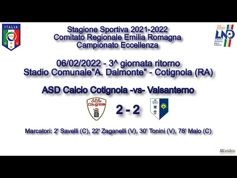 06/02/22 – Eccell. E.R. "C" – 03^ rit. – Cotignola-Valsanterno 2-2 SINTESI