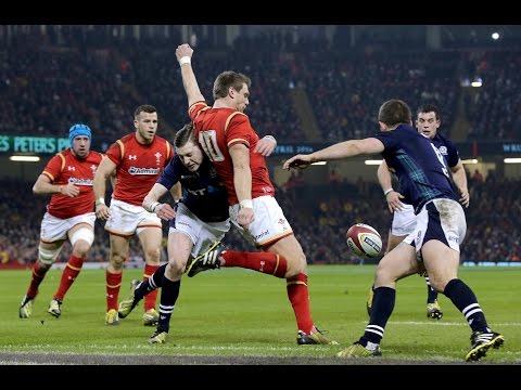 Dan Biggar clears Welsh lines under huge pressure! | RBS 6 Nations