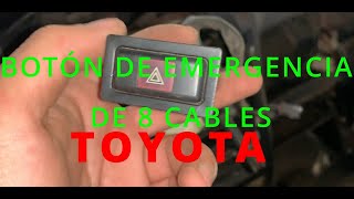 Como funciona el botón de luces de emergencia TOYOTA