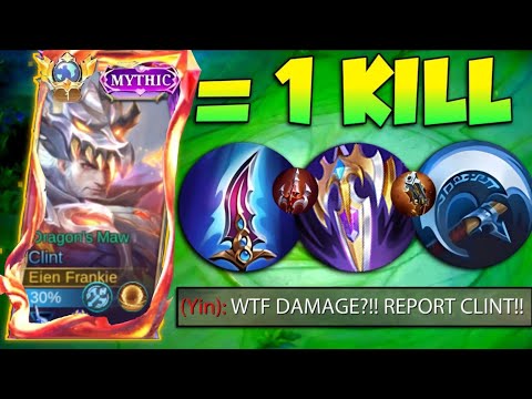 THIS BUILD MAKES CLINT THE MOST TOXIC MARKSMAN IN MLBB 😂💣 (Must Try!) CLINT BEST BUILD 2025