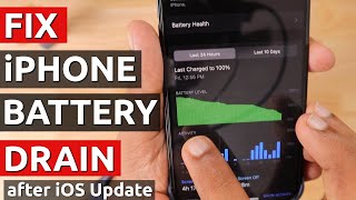 iPhone 💨 FAST BATTERY DRAIN Problem 🔥 How to Improve?