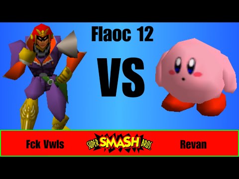 Flaoc 12 - Fck Vwls (Falcon) Vs Revan (Kirby) - Smash 64 Singles Loser Finals