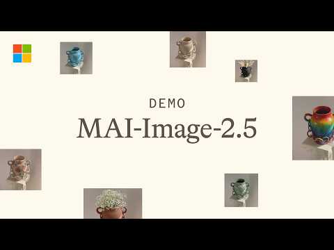 MAI-Image-2.5 공식 영상 미리보기