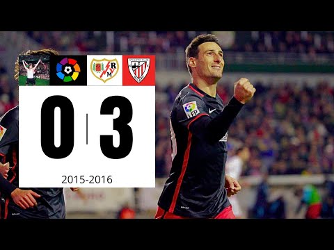 Rayo Vallecano 0-3 Athletic Club | Liga 2015-2016 | Hat-Trick de Aduriz | Resumen - Highlights