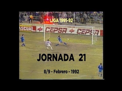 All Goals Spanish League 1991-1992 - First Division - Matchday 21