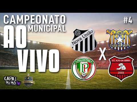 AO VIVO: NOVA UNIÃO x LAGOA DOURADA e PALESTRA x ALTO DA SERRA | CAMP DE MONTE SIÃO 2026 | #4
